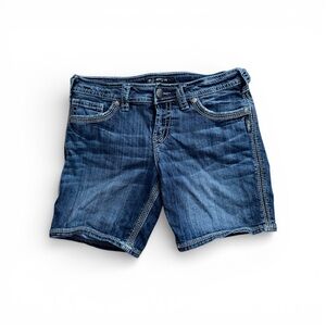Silver Jeans Women's Suki Blue Jean Shorts Size 28